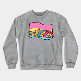 Pansexual Pride Flag Crewneck Sweatshirt